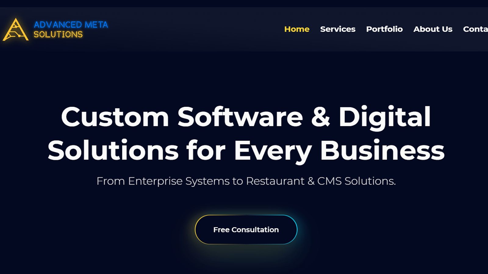 Hero Section with Motion