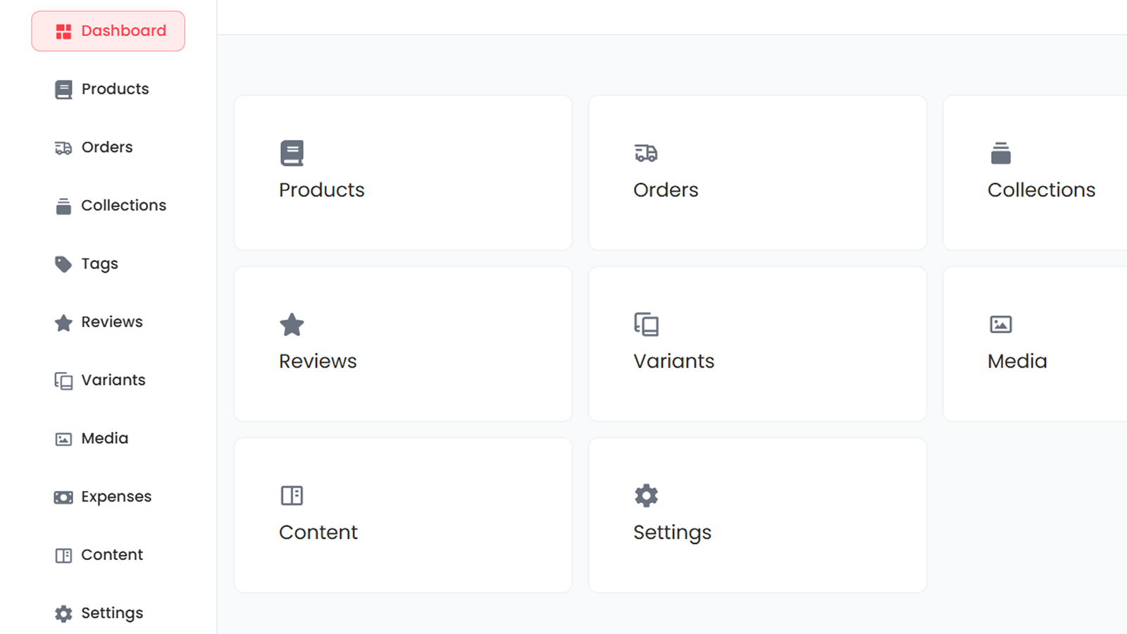 Admin Dashboard Overview